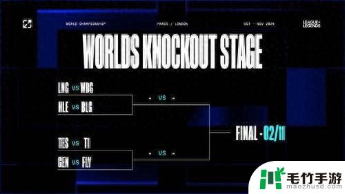 英雄联盟全球总决赛淘汰赛抽签结果：BLG将与HLE对决，TES再次迎战T1