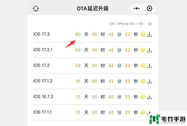 iOS 17.3 系统已关闭验证，但仍可进行升级操作