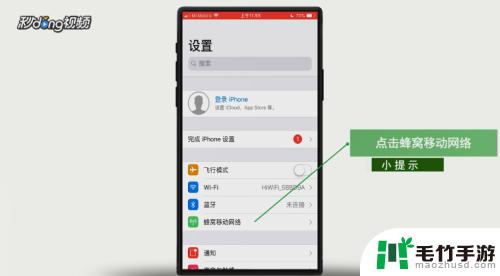 苹果手机如何设置手机网